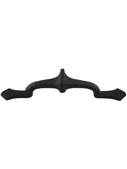 Mountain Lodge Cabinet Pull - 3 inch Center-to-Center in Black Iron.